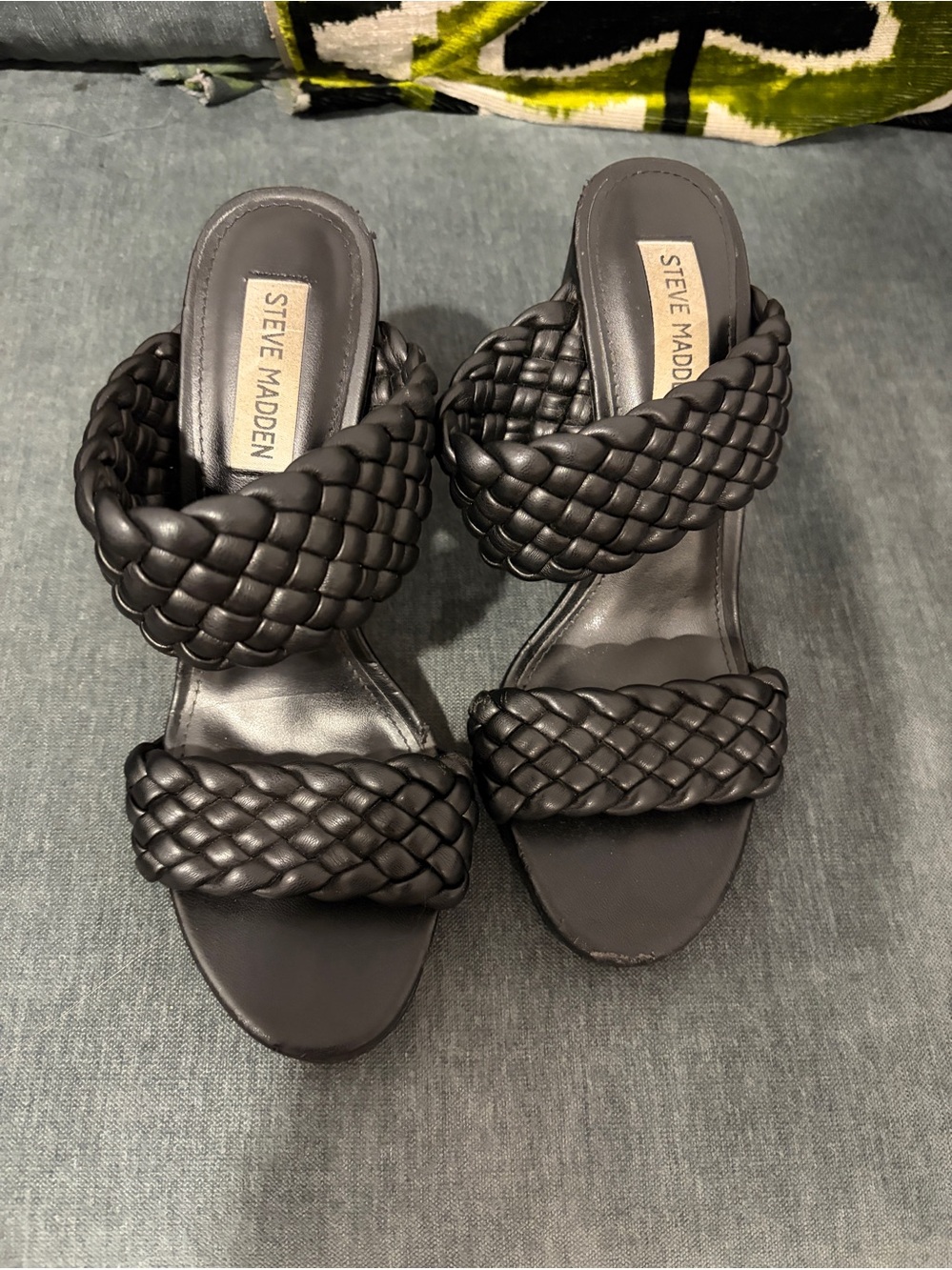 Steve Madden Black Sandals size 7.5